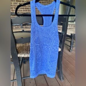 BLUE LULULEMON TANK
